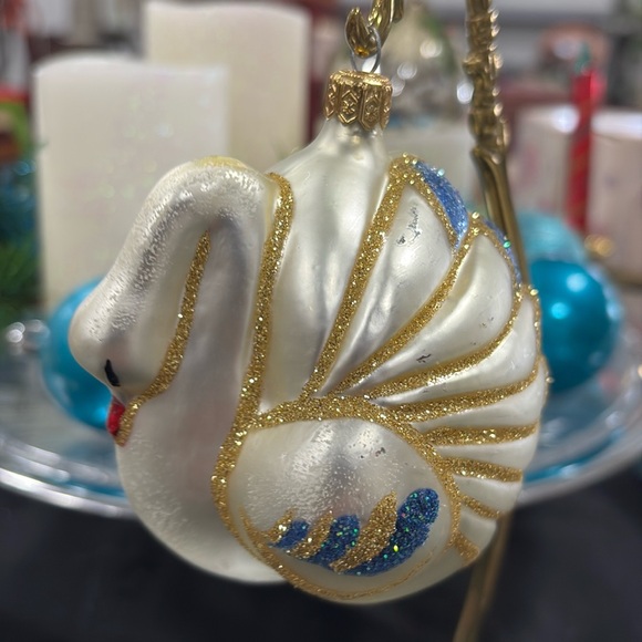Polonaise Kurt S. Adler Swan Ornament - Picture 1 of 4